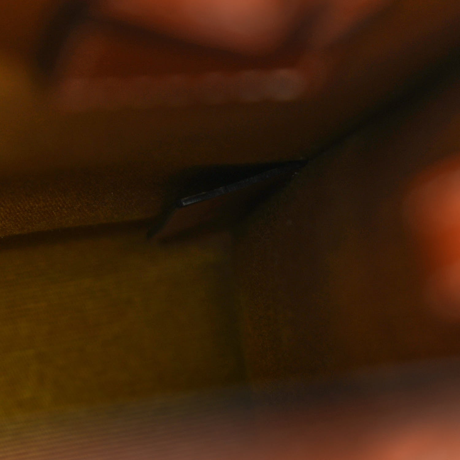 Celine Canvas Calfskin Mini Vertical Cabas Khaki 7 of 12