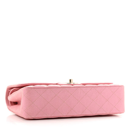 Chanel Iridescent Caviar Quilted Medium Double Flap Rose Pink 4 of 10