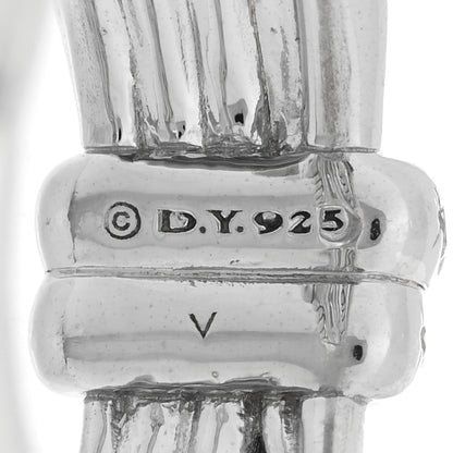 David Yurman Sterling Silver Diamond 7.5mm Angelika Ring 54 6.75 4 of 5
