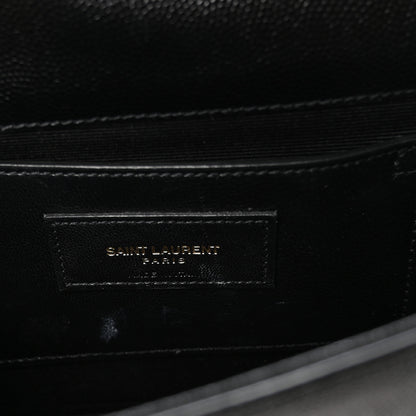 Saint Laurent Grain De Poudre Classic Monogram Kate Clutch Black 6 of 8