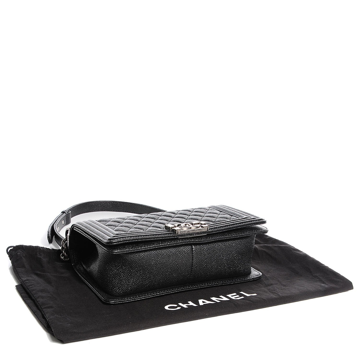 Chanel Caviar Quilted Medium Boy Flap Black 4 of 8