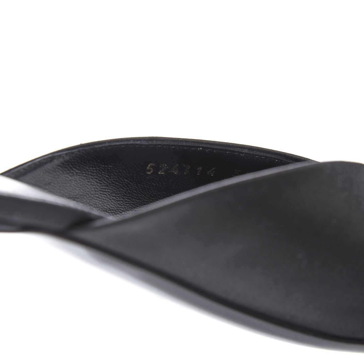 Balenciaga Satin Pointed Toe Knife 40mm Mules 38 Black 9 of 10