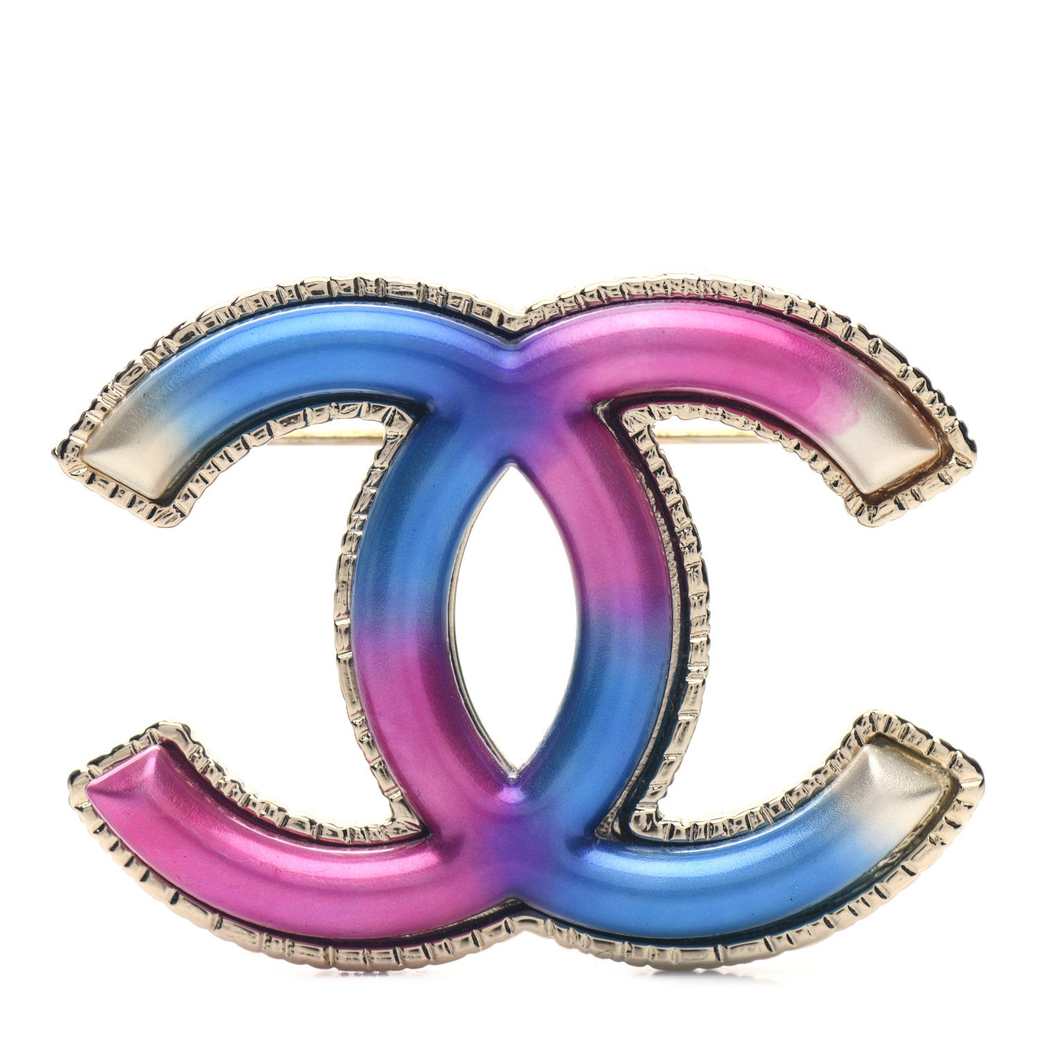 Chanel Metal CC Brooch Multicolor 1 of 4
