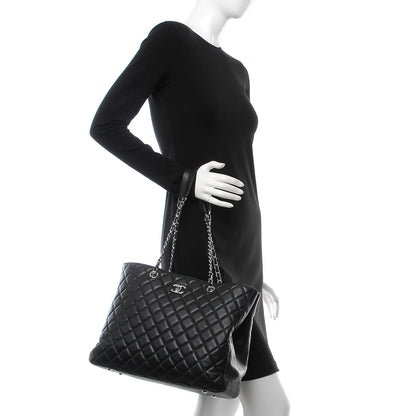 Chanel Calfskin Quilted Timeless Tote Black 2 of 12