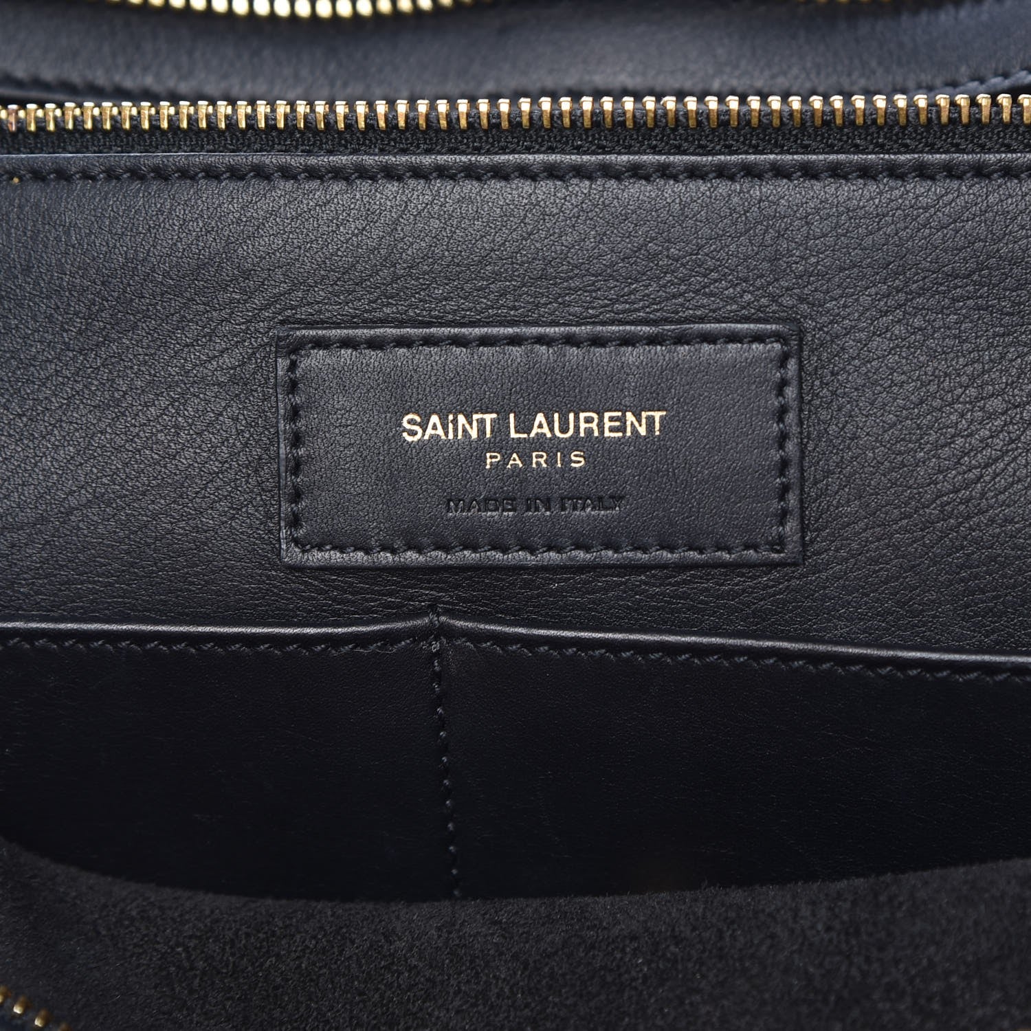 Saint Laurent Smooth Calfskin Medium Monogram Cabas Black 29 of 31