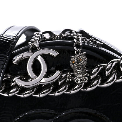 Chanel Patent Round As Earth Evening Bag Black 8 of 10