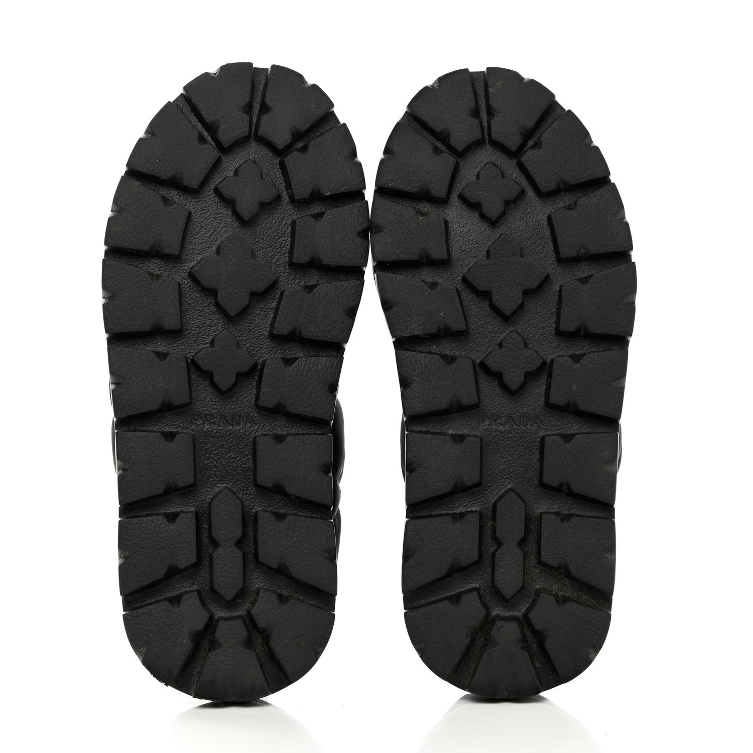Prada Re-Nylon Piuma Triangle Logo Padded Drawcord Rush 20mm Slippers 38 Black 5 of 12