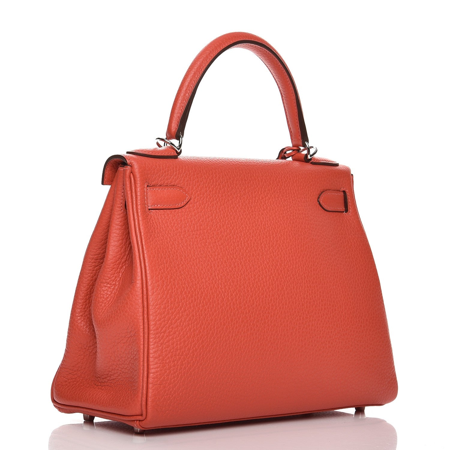 Hermes Taurillon Clemence Kelly Retourne 28 Rouge Pivoine 4 of 33