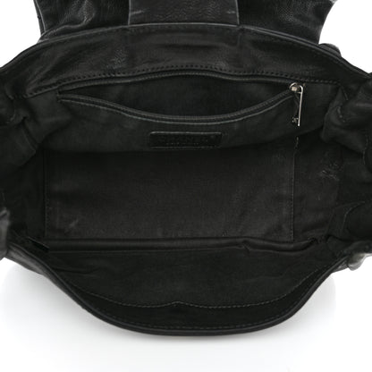 Chanel Calfskin Diamond Stitch Accordion Flap Black 4 of 21