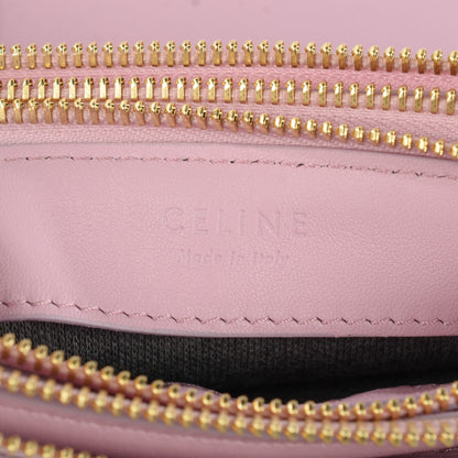Celine Lambskin Small Trio Crossbody Bag Pink 6 of 9