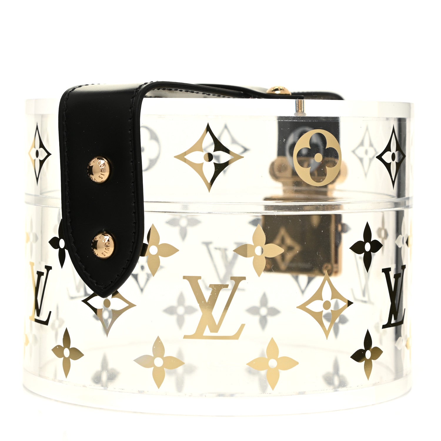 Louis Vuitton Transparent Plexiglass Box Scott Black 3 of 9