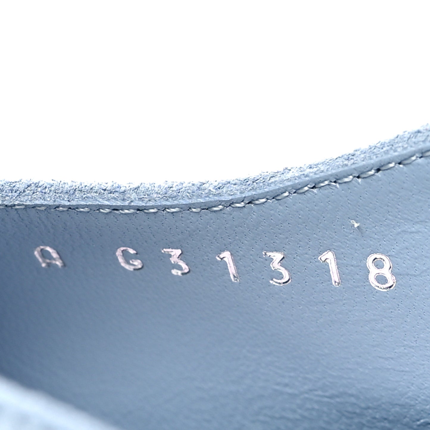 Suede Cap Toe CC Slingback Pumps 37.5 Light Blue Turquoise