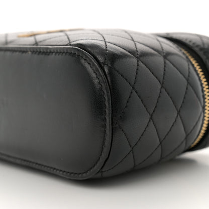 Saint Laurent Lambskin Quilted Mini Gaby Vanity Case Black 10 of 13