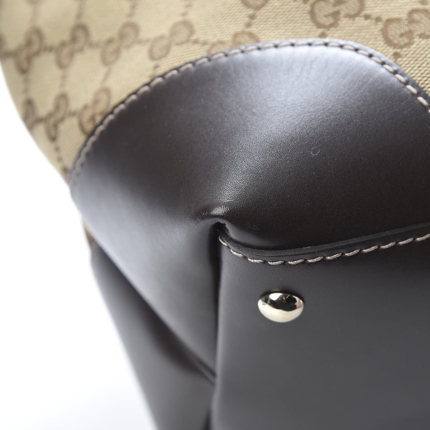 Monogram Lovely Heart Tote Brown