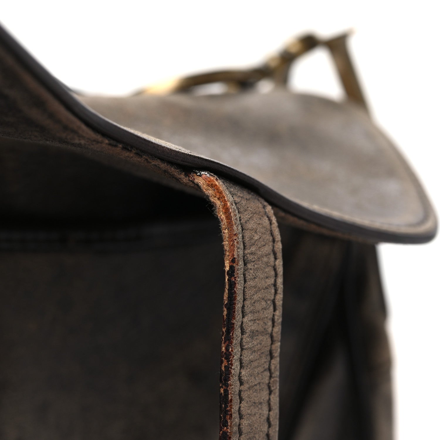 Christian Dior Calfskin Double Saddle Bag Brown 11 of 14