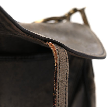 Christian Dior Calfskin Double Saddle Bag Brown 11 of 14