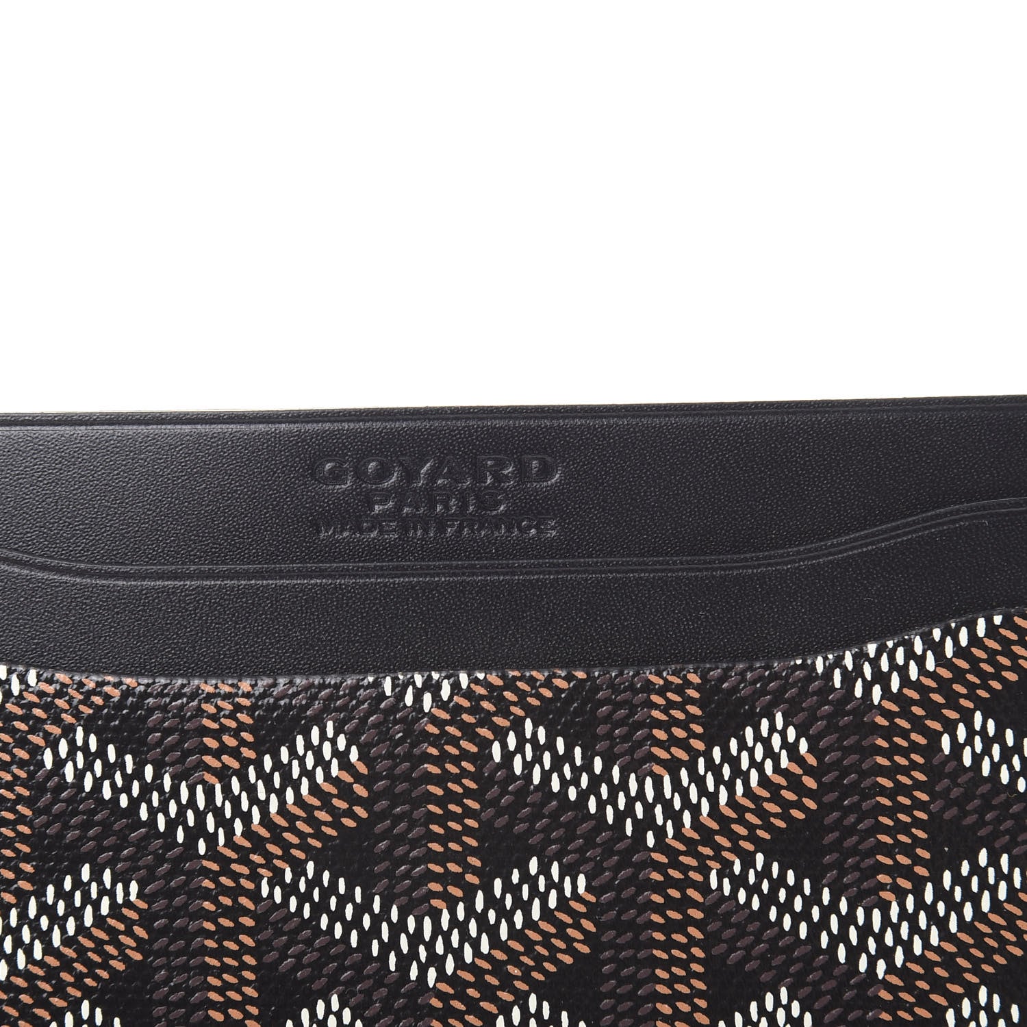 Goyard Goyardine Saint Sulpice Card Holder Black 6 of 8