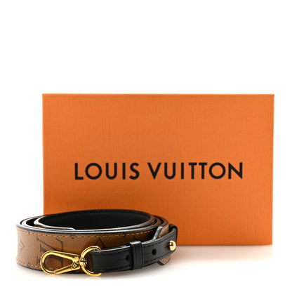 Louis Vuitton Reverse Monogram Bandouliere Shoulder Strap XL Black 5 of 5