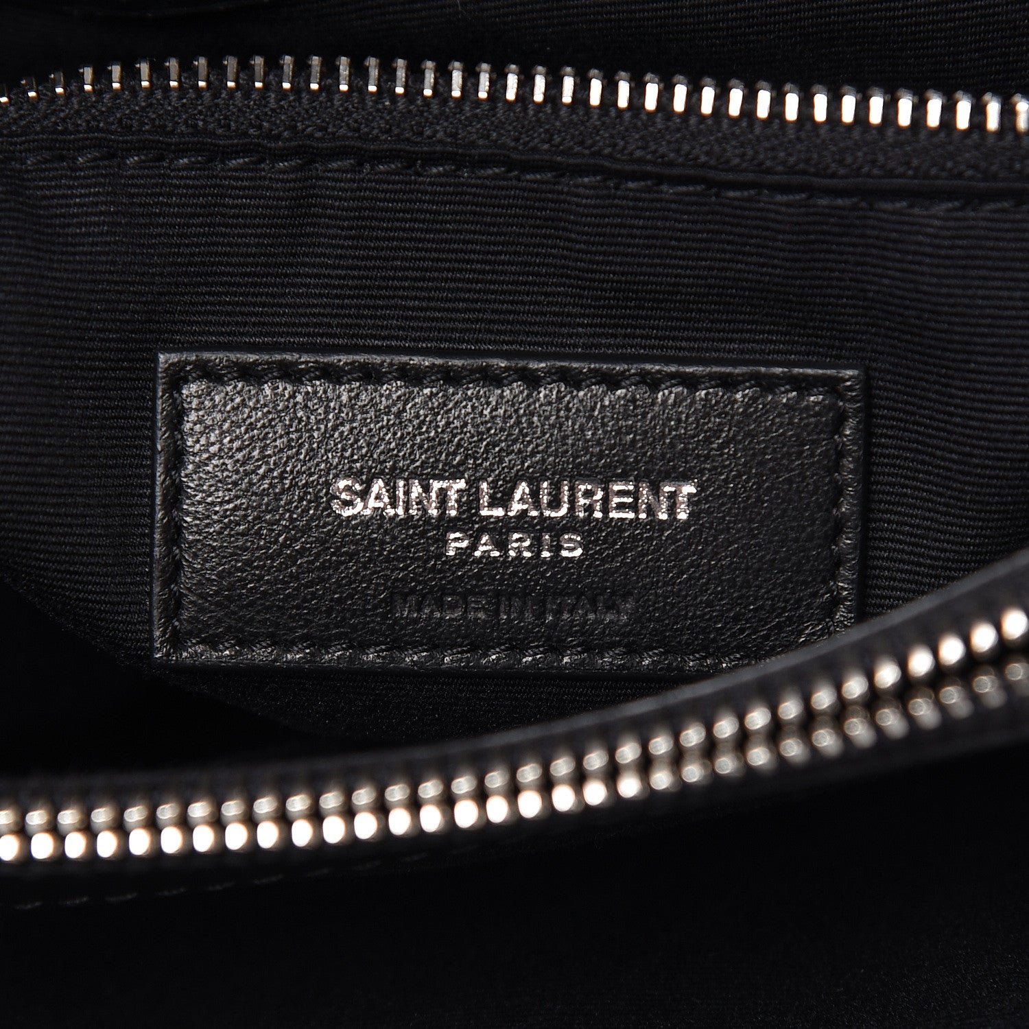 Saint Laurent Calfskin Y Quilted Monogram Medium Loulou Chain Satchel Black 7 of 16