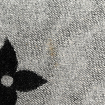 Louis Vuitton Cashmere Monogram Reykjavik Scarf Black 4 of 4