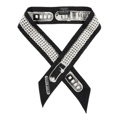 Hermes Silk Le Tresor De Medor Twilly Black White 1 of 3