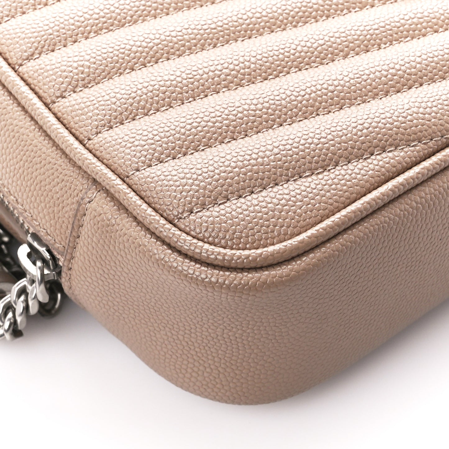Grain De Poudre Matelasse Monogram Mini Lou Camera Bag Pale Blush