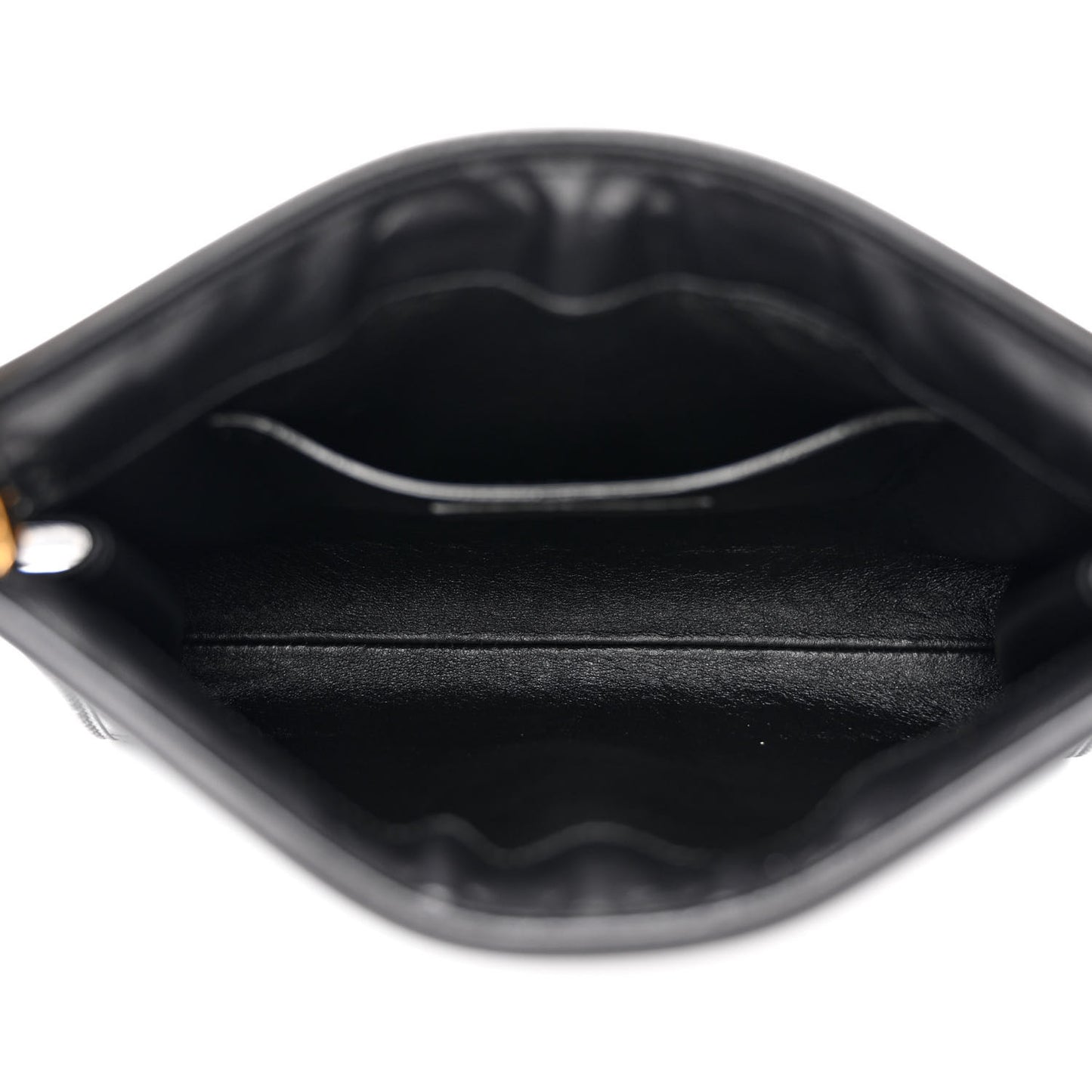 Lambskin Quilted Monogram Baby Victoire Chain Clutch Bag Black