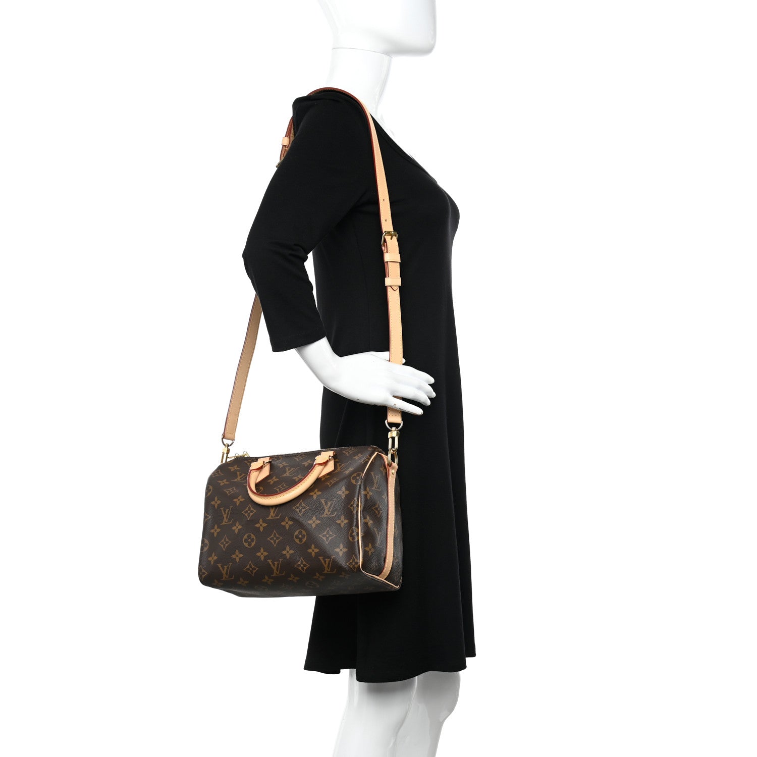 Louis Vuitton Monogram Speedy Bandouliere 25 2 of 9