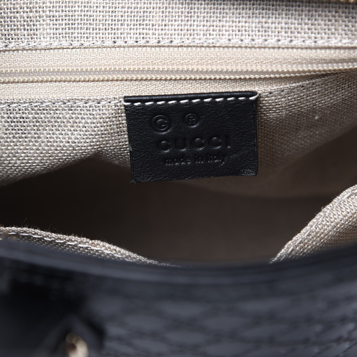 Microguccissima Small Bree Tote Black