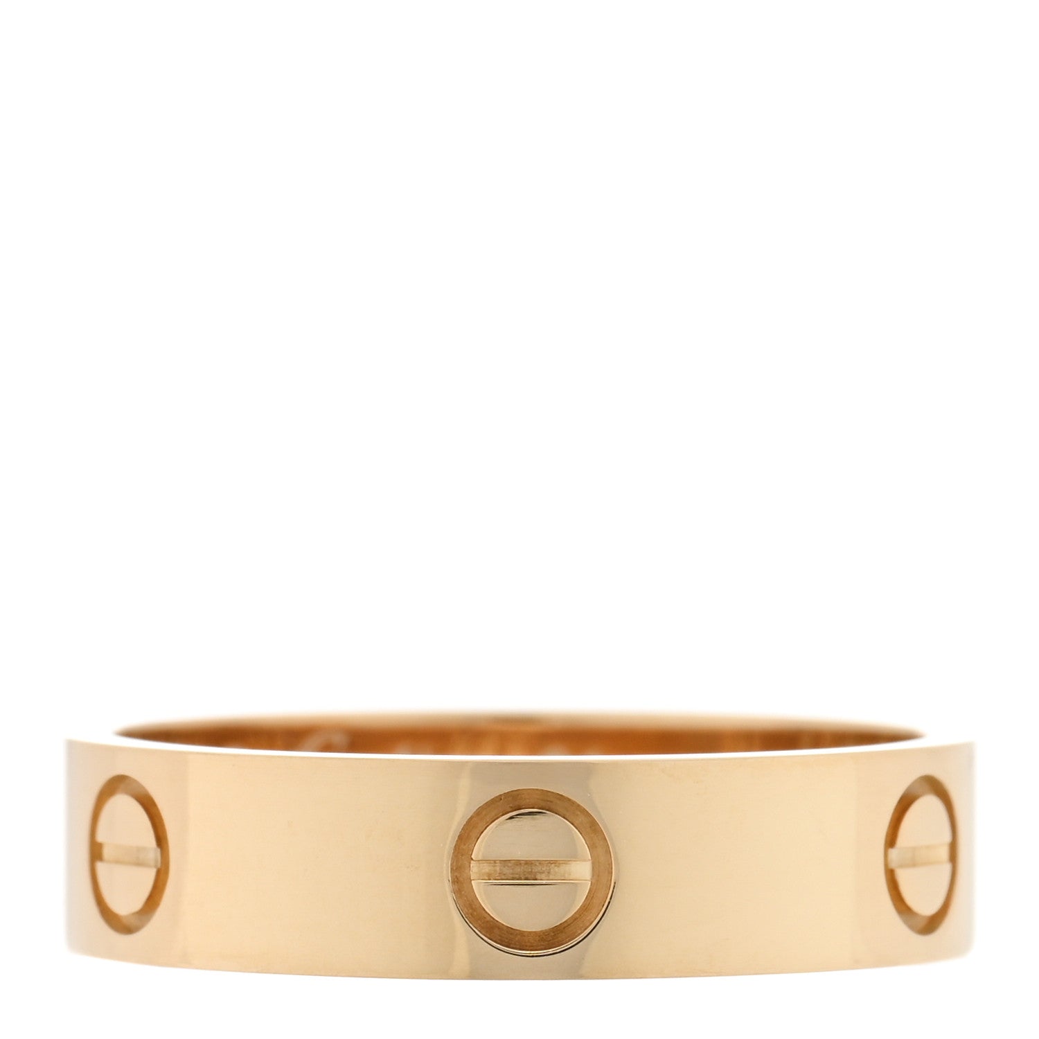 Cartier 18K Yellow Gold 5.5mm LOVE Ring 64 10.75 1 of 6