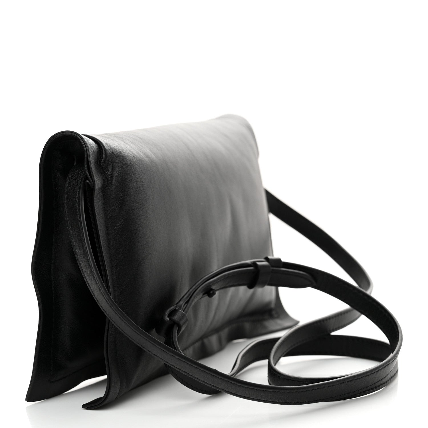 Salvatore Ferragamo Calfskin Mini Viva Bow Shoulder Bag Black 3 of 14