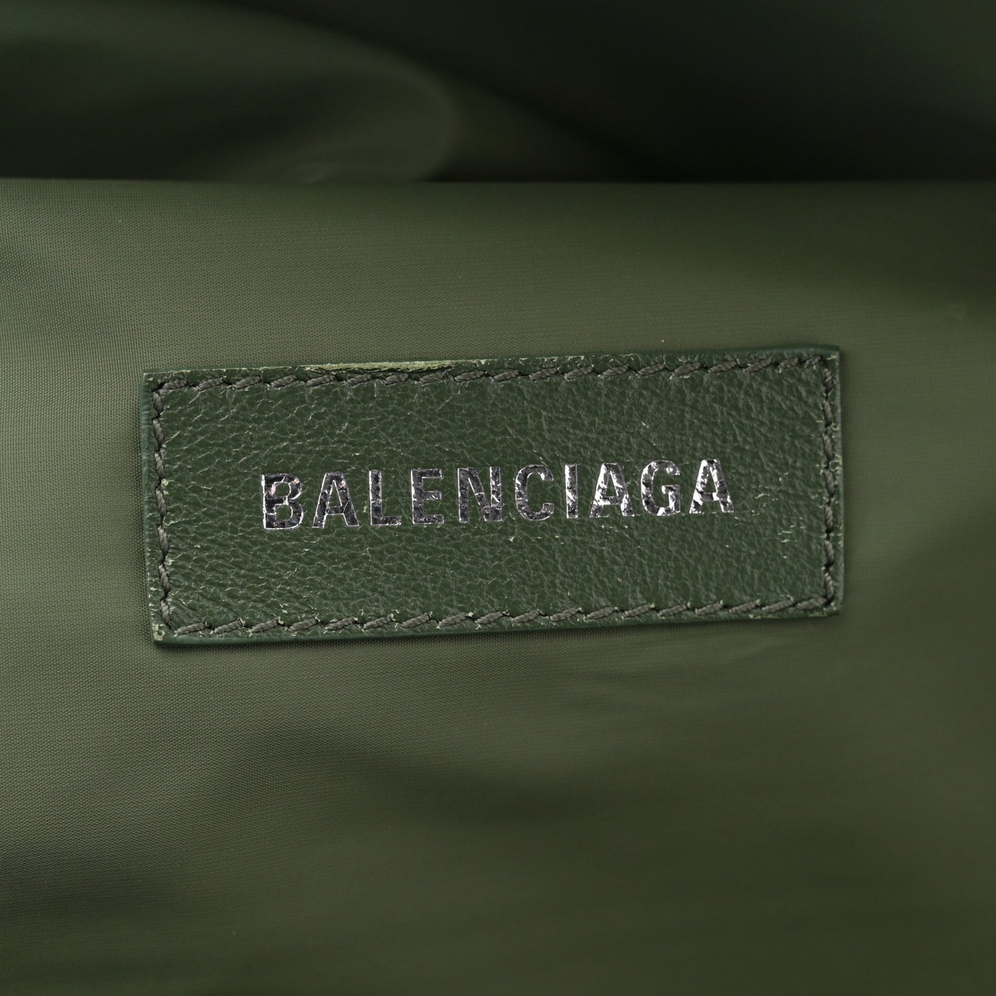 Recycled Casual Nylon Large Army Beltpack Dark Green