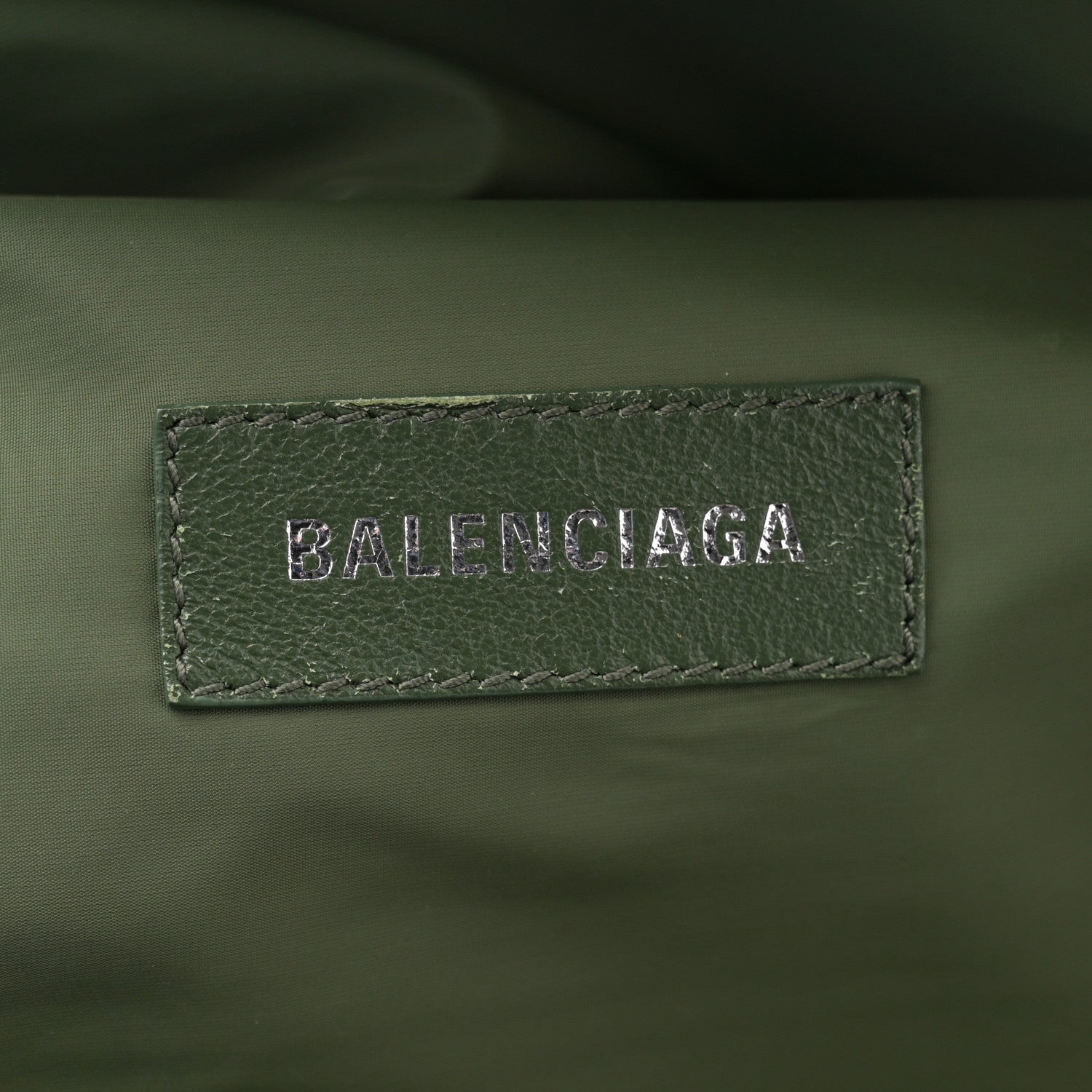 Balenciaga Recycled Casual Nylon Large Army Beltpack Dark Green 6 of 10