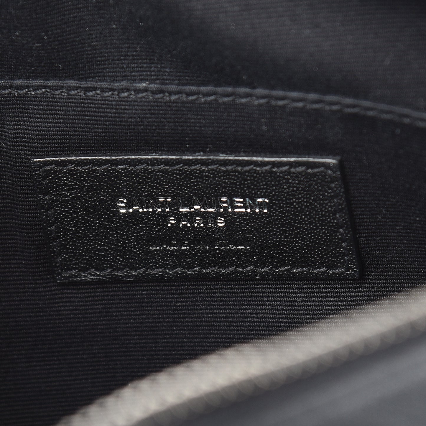 Lambskin Monogram Small Lou Camera Bag Black