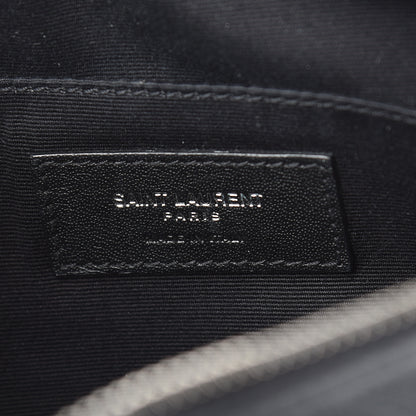 Saint Laurent Lambskin Monogram Small Lou Camera Bag Black 6 of 10