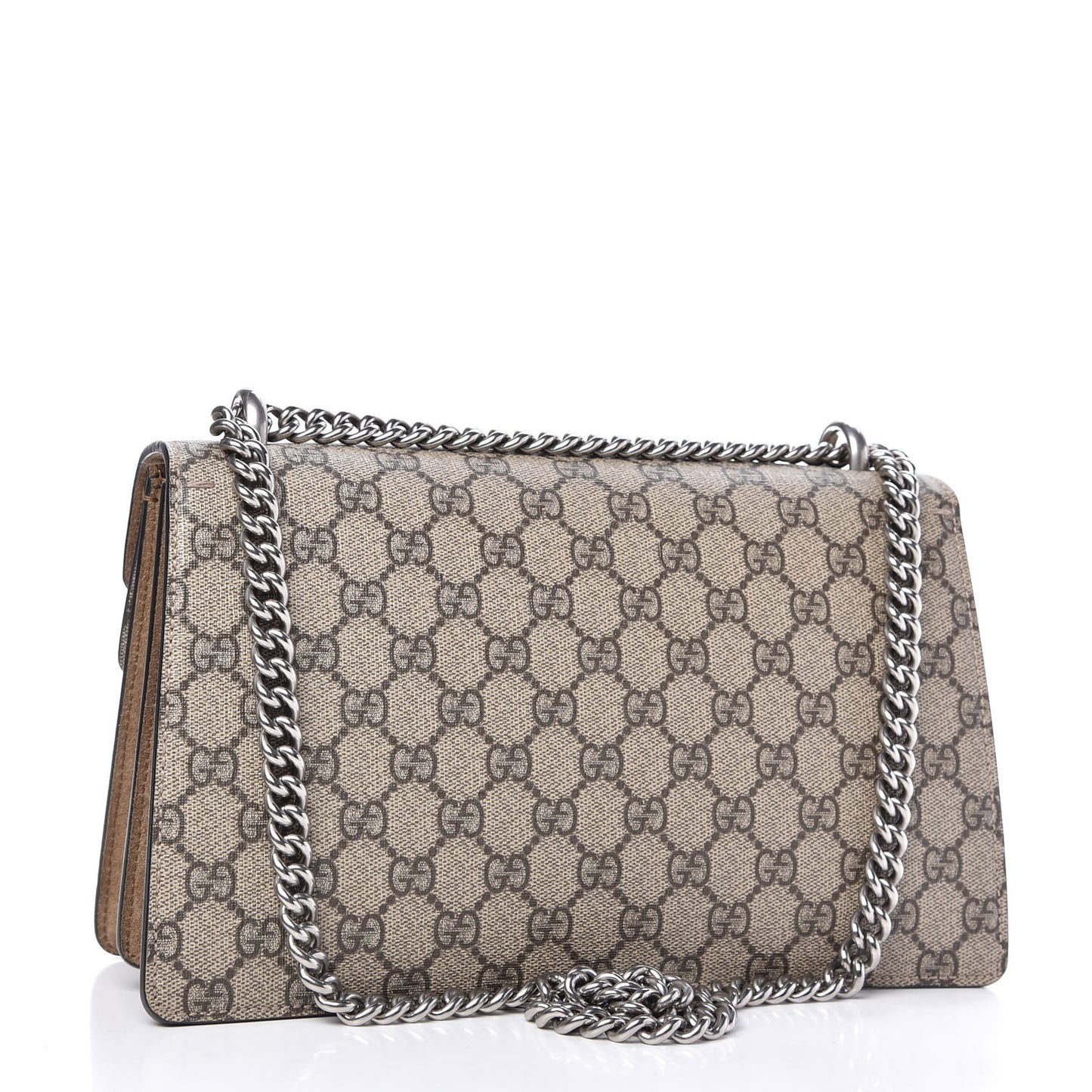 GG Supreme Monogram Small Dionysus Shoulder Bag Taupe
