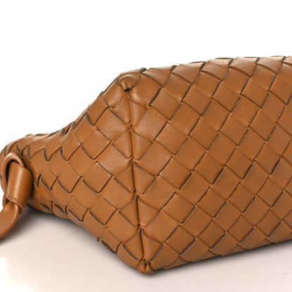 Bottega Veneta Nappa Intrecciato Tie Shoulder Bag Caramel 7 of 8