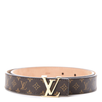 Louis Vuitton Monogram 40mm LV Initiales Belt 75 30 1 of 5