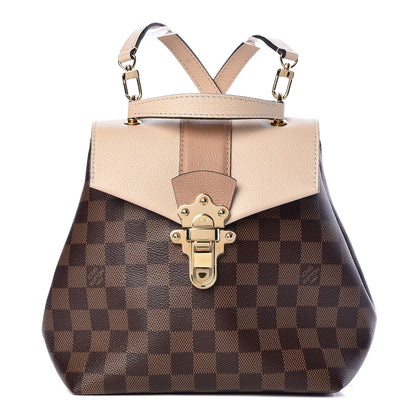 Louis Vuitton Damier Ebene Clapton Backpack Creme 1 of 11