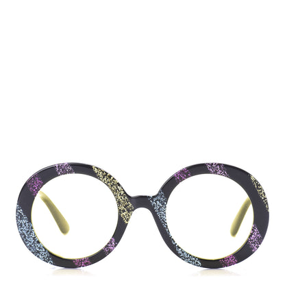 Gucci Acetate Round Glitter GG0319S Sunglasses Rainbow 2 of 11