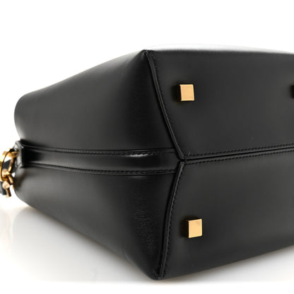 Saint Laurent Smooth Shiny Calfskin Monogram Le 37 Small Bucket Bag Black 8 of 9