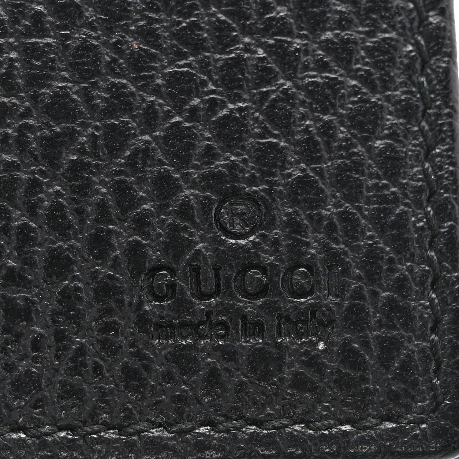 Gucci Dollar Calfskin Mini Swing Wallet Bag Black 6 of 12