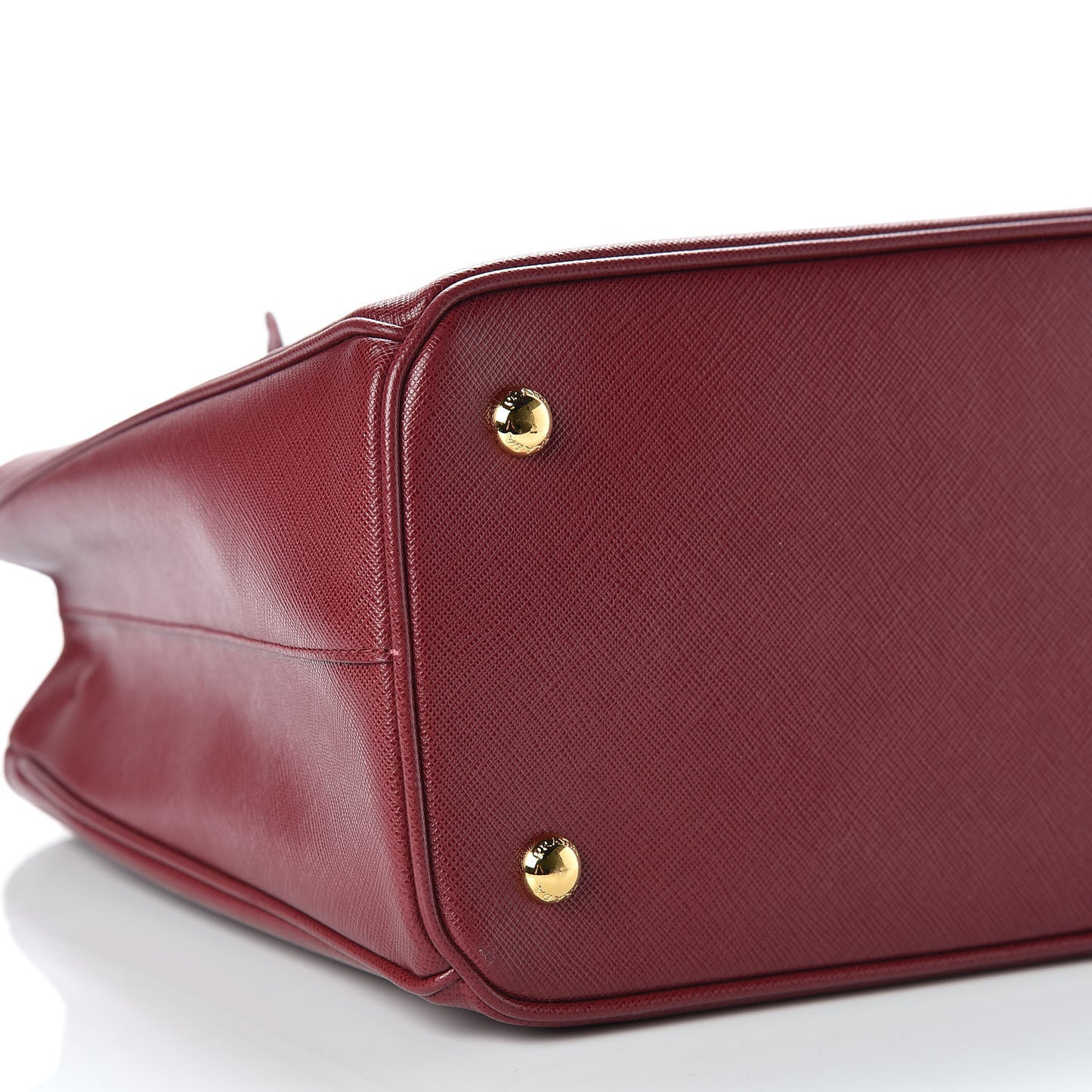 Saffiano Lux Medium Tote Cherry