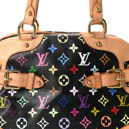Louis Vuitton Monogram Multicolor Claudia Black 6 of 8