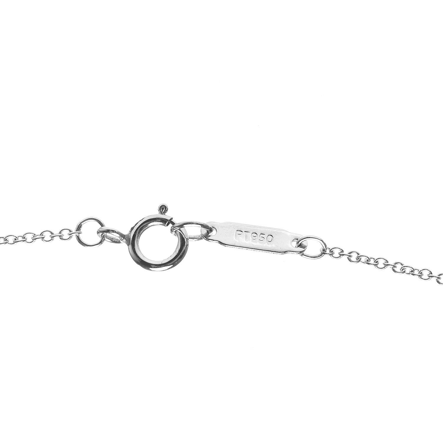Tiffany Platinum Diamond Bezel Set Cross Pendant Necklace 5 of 6
