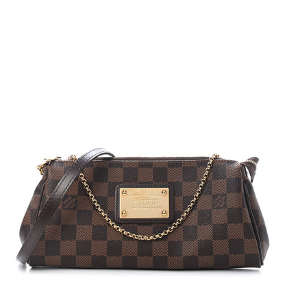 Louis Vuitton Damier Ebene Eva Clutch 1 of 17