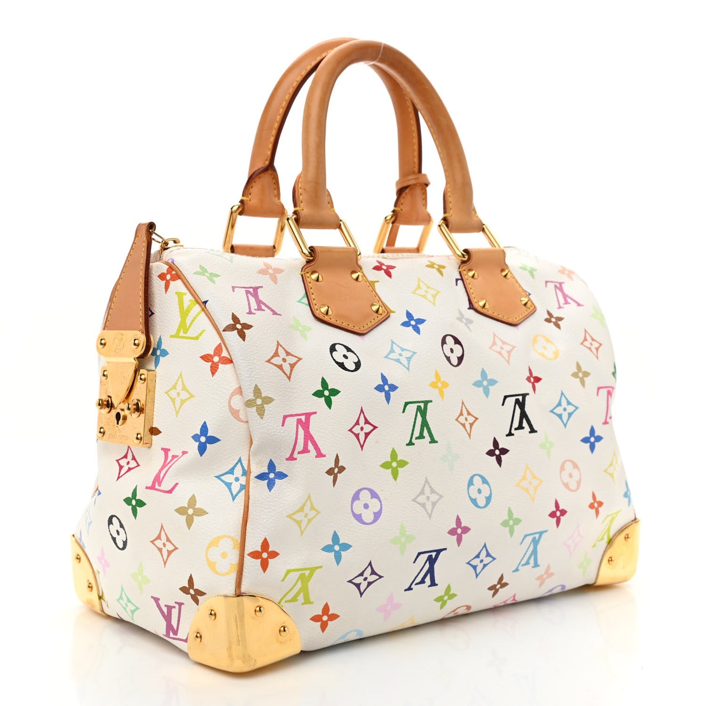 Monogram Multicolor Speedy 30 White