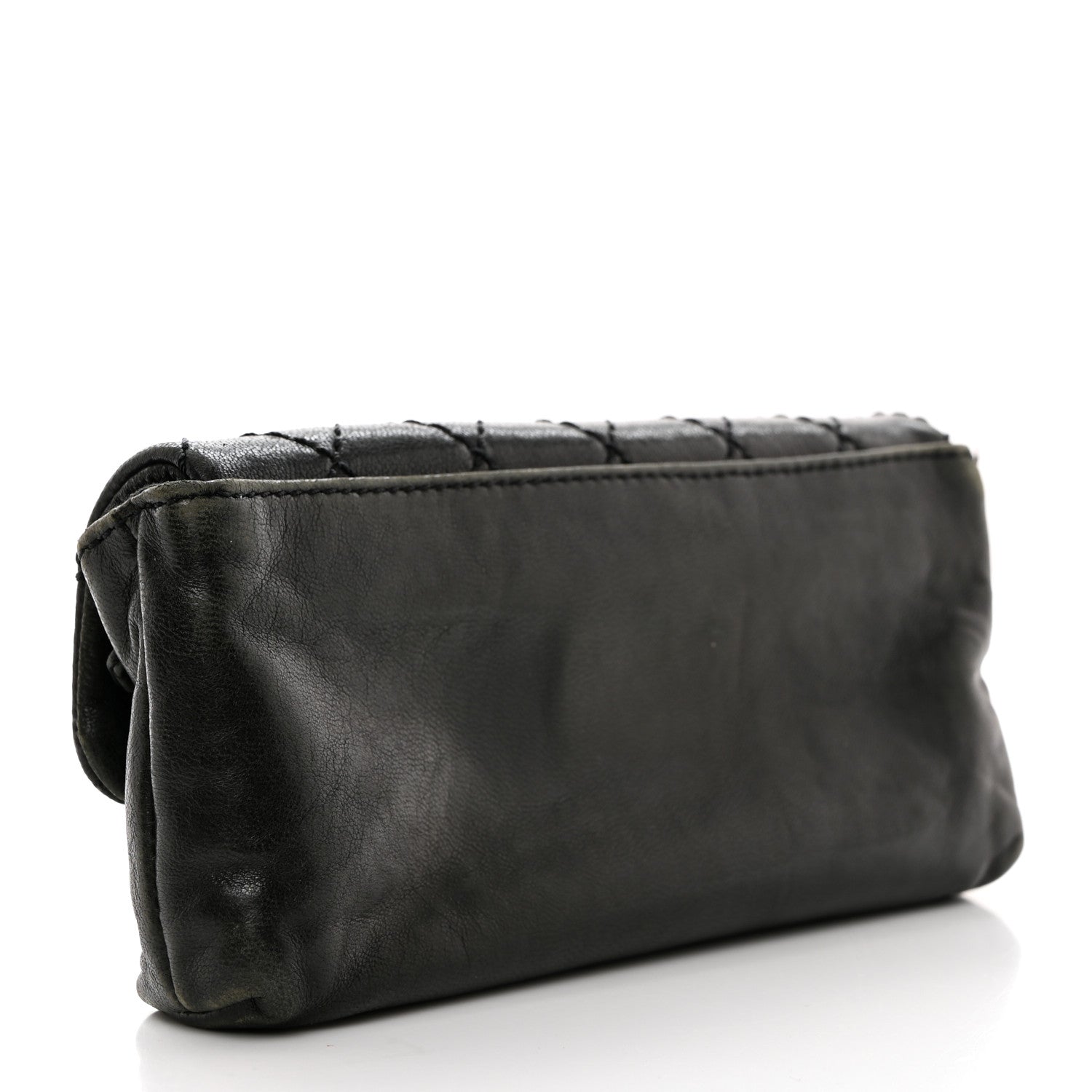 Chanel Lambskin Quilted 2.55 Reissue Pouch Black 3 of 12