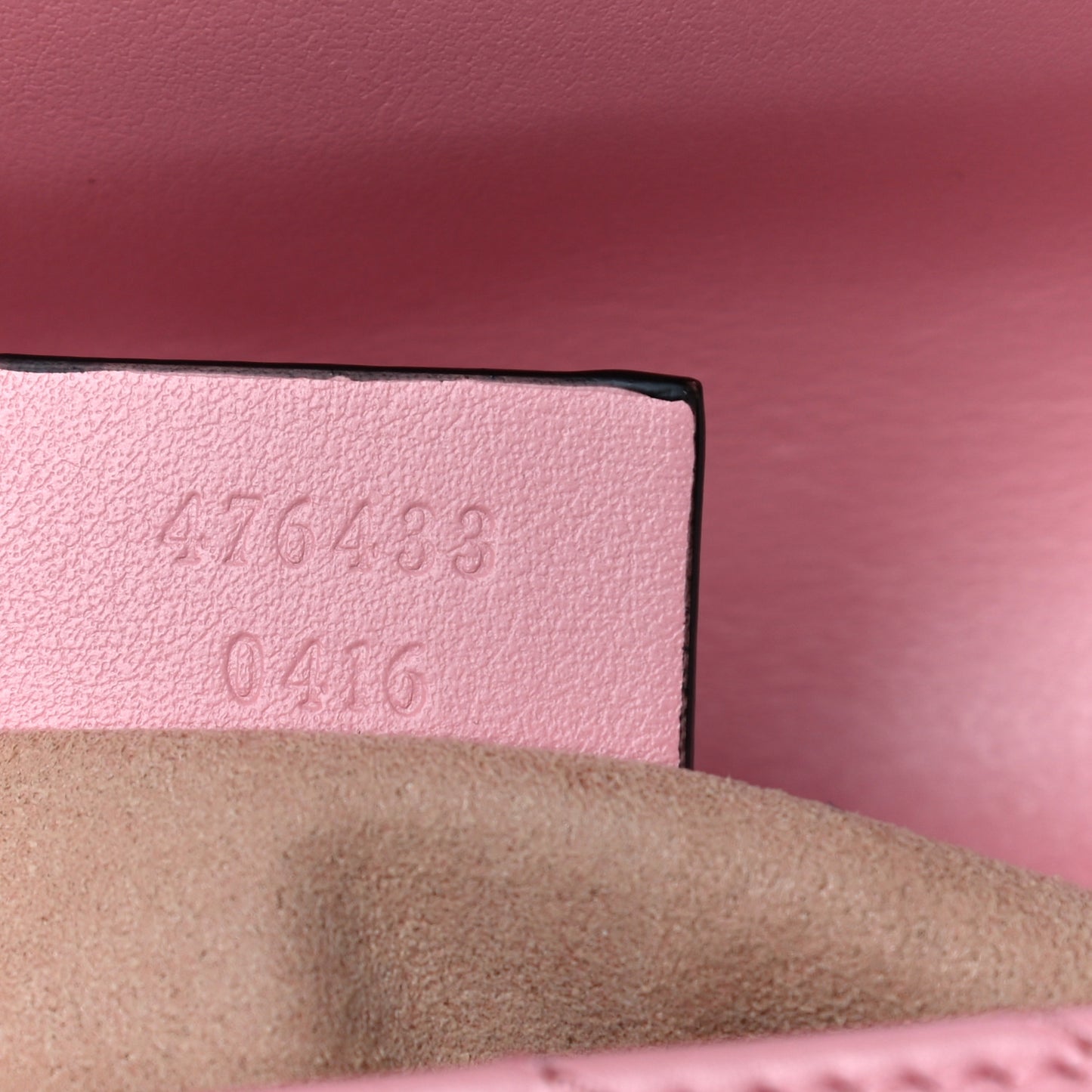Calfskin Matelasse Super Mini GG Marmont Shoulder Bag Wild Rose