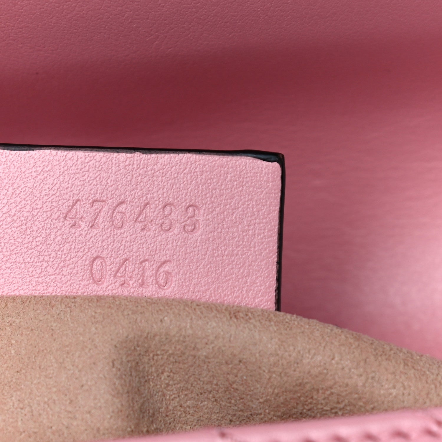 Gucci Calfskin Matelasse Super Mini GG Marmont Shoulder Bag Wild Rose 7 of 11